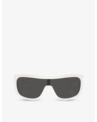 Dolce & Gabbana - Dg4454 Rectangle-frame Acetate Sunglasses - Lyst