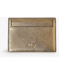 Mulberry - Foiled Leather Card Holder - Lyst