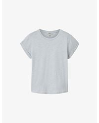 AllSaints - Anna Relaxed-Fit Short-Sleeve Cotton T-Shirt - Lyst