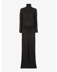 BUMPSUIT - Maternity The Monica Turtleneck Stretch-Jersey Maxi Dress - Lyst