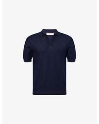 Orlebar Brown - Horton Short-Sleeve Knitted Polo Top - Lyst