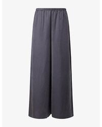 Ruohan - Wide-Leg Lounge Woven Trousers - Lyst