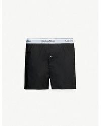 Calvin Klein - Modern Cotton Slim-fit Boxer Shorts Pack Of Two X - Lyst
