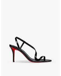 Christian Louboutin - Rosa Z 80 Patent-Pvc Heeled Sandals - Lyst