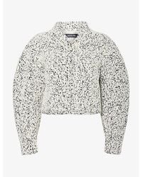 Ashlyn - Mila Short Bouclé Jacket - Lyst