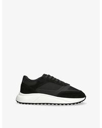 Arne - Technical Runner Suede And Mesh Low-Top Trainers - Lyst