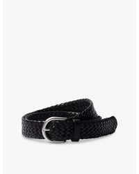 Prada - Braided Leather Belt - Lyst