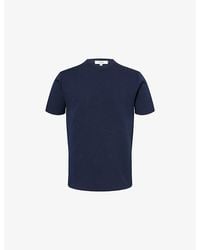 Arne - Essential Luxe Crewneck Stretch-Cotton Blend T-Shirt - Lyst
