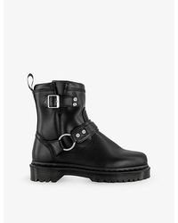 Dr. Martens - Anistone Harness Leather Ankle Boots - Lyst