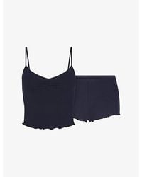Skims - Sleep Stretch-Modal Cami And Shorts Set - Lyst