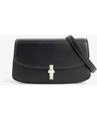 The Row - E/w Sofia Leather Cross-body Bag - Lyst