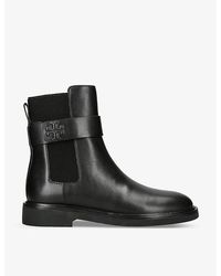 Tory Burch - Double T Leather Chelsea Boots - Lyst