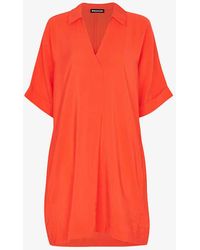 Whistles - Melanie Colla Relaxed-fit Woven Mini Dress - Lyst