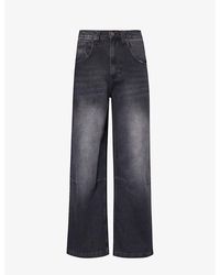 Jaded London - Colossus baggy Faded-wash Relaxed-fit Wide-leg Jeans - Lyst