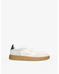 Axel Arigato - Dice T-Toe Leather And Suede Low-Top Trainers - Lyst