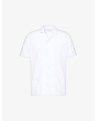Sunspel - Spread-collar Regular-fit Cotton Shirt - Lyst