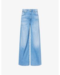 Citizens of Humanity - Lyra Long Wide-Leg Denim Jeans - Lyst