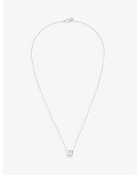 Chaumet - Bee De 18Ct- And 0.18Ct Brilliant-Cut Diamond Pendant Necklace - Lyst