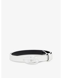 DIESEL - B-Play 15 Mirrored Leather Belt - Lyst