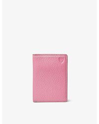 Aspinal of London - Double-folded Pebble Leather Credit-card Holder - Lyst