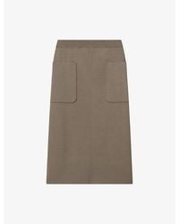 JOSEPH - Milano Knit Stretch Midi Skirt - Lyst