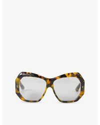 JOSEPH - Slima Butterfly-Frame Tortoiseshell Acetate Sunglasses - Lyst