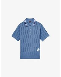 Reiss - X Ché Oasis Cotton-Knit Polo Shirt - Lyst