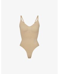 Skims - Seamless Sculpt Fitted Stretch-Woven Body - Lyst