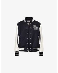 Sacai - Wild Things Relaxed-Fit Woven And Faux-Leather Jacket - Lyst