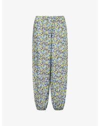 Nackiyé - Topkapi Lace-Trim Cotton Trousers - Lyst
