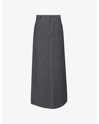 Frankie Shop - Malvo Long Woven Pencil Skirt - Lyst