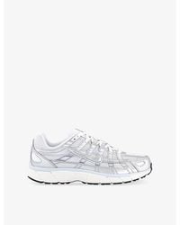 Nike - P-6000 Leather And Mesh Low-Top Trainers - Lyst