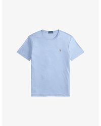 Polo Ralph Lauren - Logo-Embroidered Custom Slim-Fit Cotton-Jersey T-Shirt - Lyst