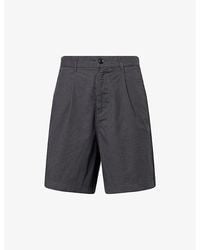 Obey - Thursday Plaid Check-Print Cotton-Poplin Shorts - Lyst