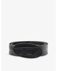 DIESEL - B-1Dr 2.0 Leather Belt - Lyst
