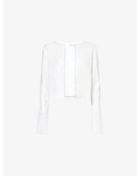 16Arlington - Keid Sequin-Woven Cardigan - Lyst