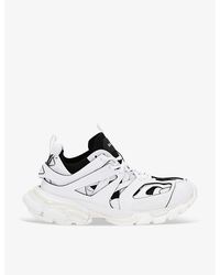 Balenciaga - Track Nylon And Mesh Low-top Trainers - Lyst