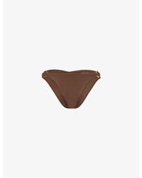 Away That Day - Sorrento Ruched Bikini Bottoms - Lyst