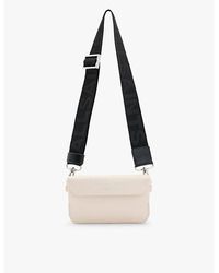 AllSaints - Desert Zoe Logo-Debossed Leather Cross-Body Bag - Lyst