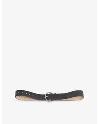 Marni - Round-Buckle Leather Belt - Lyst
