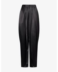 DARKPARK - Simona Balloon Satin Trousers - Lyst
