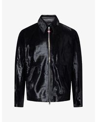 CASABLANCA - Pony Hair Leather Jacket - Lyst