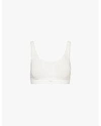 Sloggi - Ever Ease Scoop-Neck Stretch-Cotton Bralette - Lyst