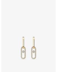Messika - Move Link 18Ct And 0.85Ct Diamond Earrings - Lyst
