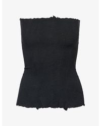 Marc Le Bihan - Bustier Stretch-Knit Top - Lyst