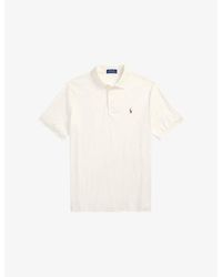 Polo Ralph Lauren - Logo-Embroidery Short-Sleeved Cotton Polo Shirt - Lyst