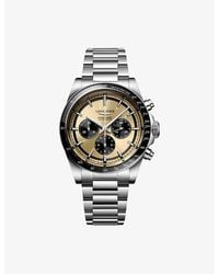 Longines - L3.835.4.32.6 Conquest Chronograph Stainless-Steel Automatic Watch - Lyst