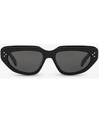 Celine - Cl40273u Bold 3 Dots Cat-eye Acetate Sunglasses - Lyst
