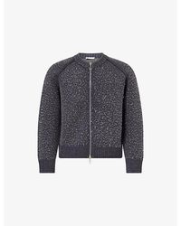 Craig Green - Blanket Zipped Merino Wool And Cotton-Blend Jumper - Lyst