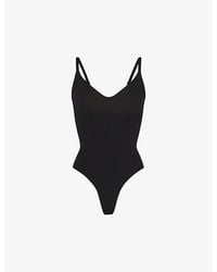 Skims - Seamless Sculpt Fitted Stretch-Woven Body - Lyst
